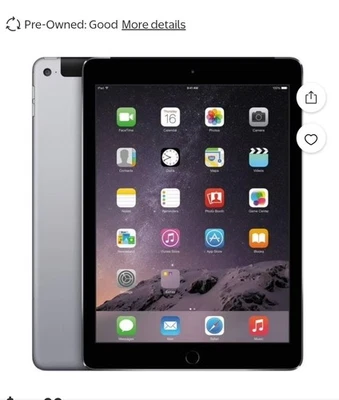 Apple Ipad Air 2 Cellular Unlocked - Image 1 of 4