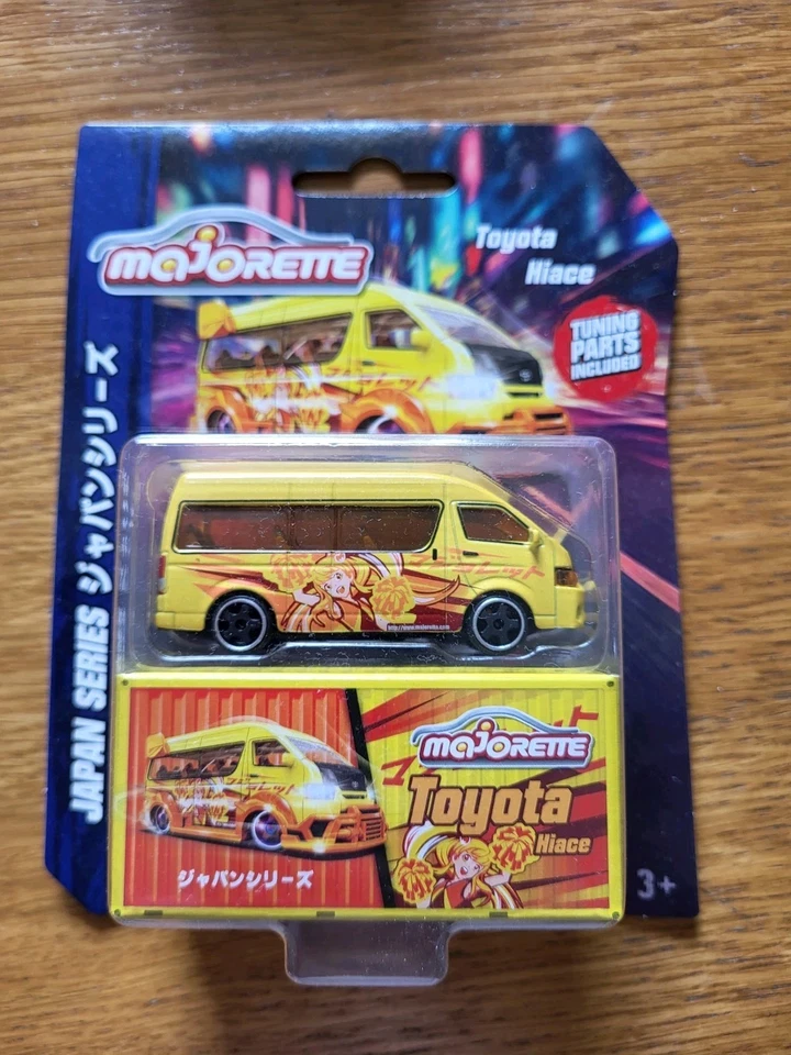 Majorette Toyota Hiace Japan Series Tuning Parts 2024 1:64 Diecast Minibus - Image 1 of 1