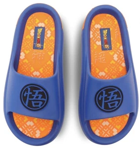 Dragon Ball Z Toboganes/Zapatillas Azul Real Naranja Molido Para Hombre Talla 7 - Imagen 1 de 2