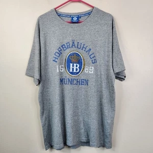 Hofbrauhaus Munchen Short Sleeve Front Side Crew Neck Graphic Tee Large - Picture 1 of 8