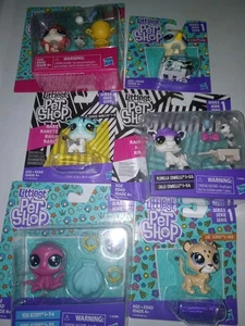 Littlest Pet Shop LPS Set Neu in Verpackung neu Jaguar Plumella Kuh Nashorn Oktopus Strauß - Bild 1 von 7