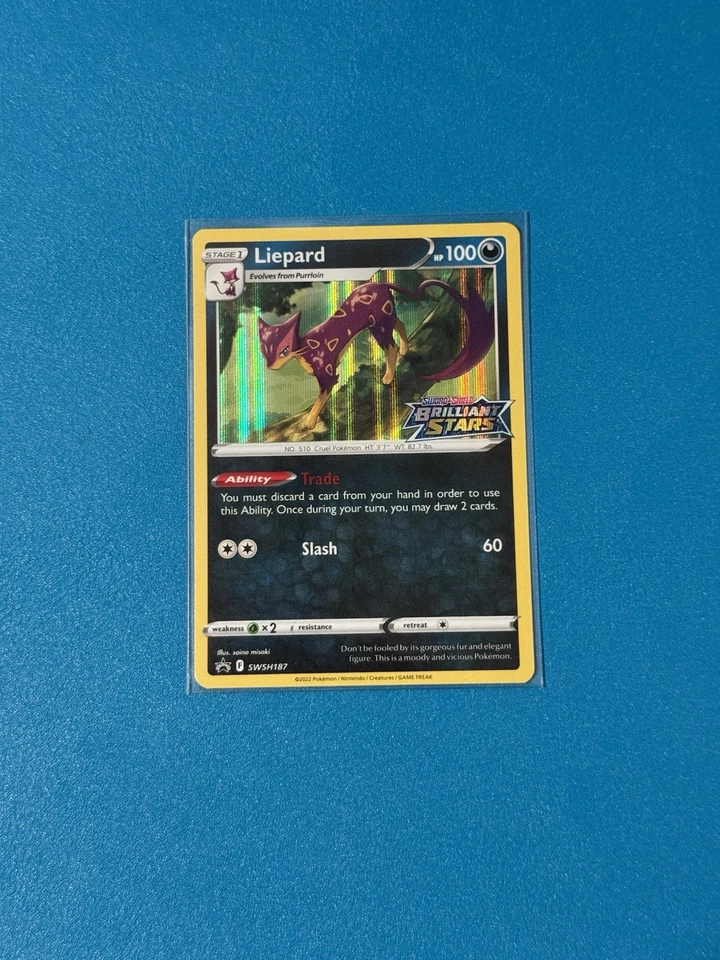 Liepard SWSH187 SWSH: Sword & Shield Promo Cards Holo - Image 1 of 2