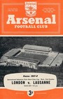 FAIRS CUP SEMI FINAL 1957 London v Lausanne @ Arsenal