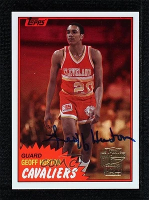 2005-06 Topps 1952 Style Fan Favorites Rainbow Foilboard 5/10 Geoff Huston Auto - Image 1 of 3