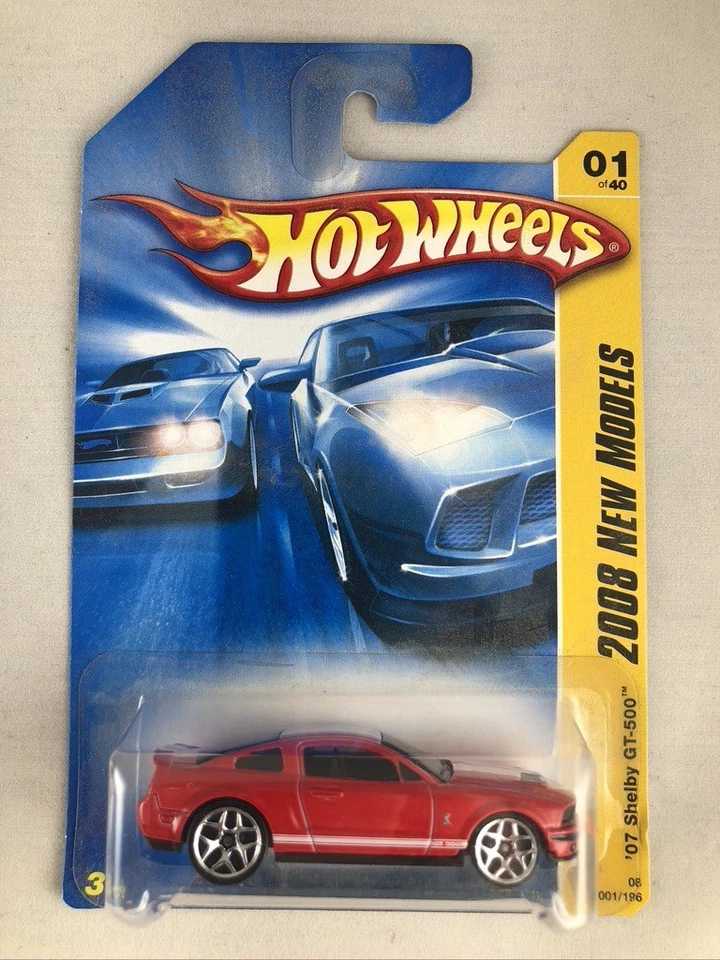 Hot Wheels 2008 nuevos modelos ’07 Shelby GT-500 rojo Foto 1 de 1