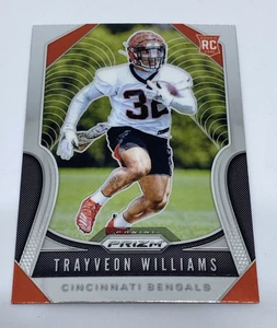 Trayveon Williams 2019 Panini Prizm Rookie RC #329 Bengals - Picture 1 of 2