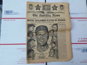 2 Vintage "The Sporting News" Zeitungen + 4 Ausschnitte Baseball MLB Musial Histo - Bild 1 von 8