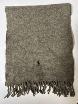 Ralph Lauren Men Scarf Polo Muffler Olive Green Limited Edition VHTF Rare Elegan - Image 1 of 4