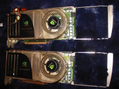 DUE schede grafiche Nvidia HP Quadro FX4600 768MB GDDR3 442154-001 442228-001 - Immagine 1 di 4