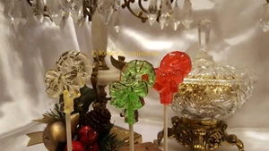 Candy Cane Christmas Clear Toy Candy, Barley Lollipops - 20 Lollipops - Picture 1 of 1