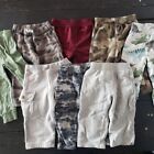 Bundle Lot of 8 Pairs Pants Baby Boy 18 Months Camo Dino Red Solid Nike Carter's