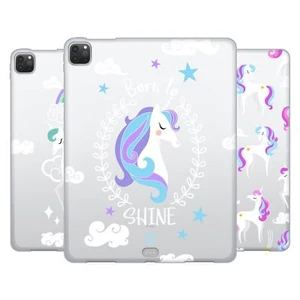 HEAD CASE DESIGNS COLOURFUL UNICORNS SOFT GEL CASE FOR APPLE SAMSUNG KINDLE - Picture 1 of 8