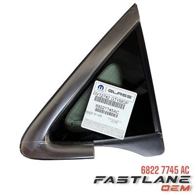 2017-2017 CHRYSLER PACIFICA FRONT LEFT GLASS QUARTER WINDOW NEW OEM 6822 7745 AC - Image 1 of 4