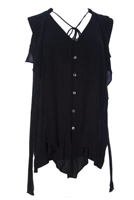 Miraclebody by Miraclesuit Mujer Farah Estampado Cascade Top Talla S Negro - Imagen 1 de 3