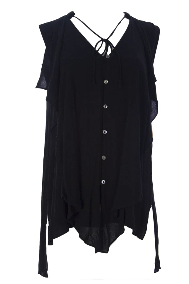 Miraclebody by Miraclesuit Mujer Farah Estampado Cascade Top Talla S Negro - Imagen 1 de 3