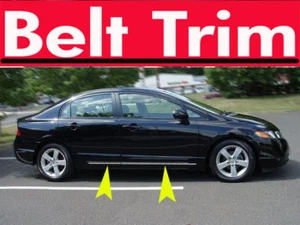 For CIVIC seden CHROME SIDE BELT TRIM DOOR MOLDING 2006-2008 2009 2010 2011 - Picture 1 of 1