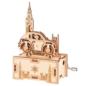 ✅Puzzle Music Box 3D Wooden Music Puzzle Wood Craft Nativity Toys for Kids Toys