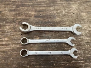 MAC 3 Piece SAE Combination Wrench Lot M13CW CW16 COB20 - Picture 1 of 5