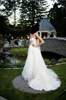 Vestido de novia Casablanca marfil talla 0 Foto 1 de 4