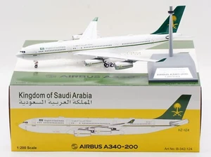 B-Models 1:200 Saudi Arabia Airbus A340-200 Diecast Aircraft Jet Model HZ-124 - Picture 1 of 14