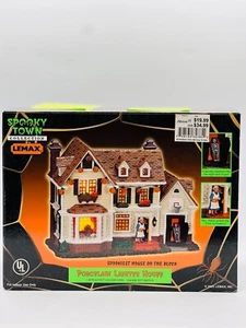 LEMAX SPOOKY TOWN COLLECTION SPOOKIEST HOUSE ON THE BLOCK - 35785 - Picture 1 of 2