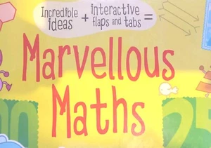 Marvellous Maths  Hardcover Interactive Flaps And Tabs Pre-owned  - Picture 1 of 12