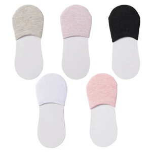 Non- Skid Toe Half Socks Seamless Half Socks Cotton Toe Topper - Picture 1 of 12