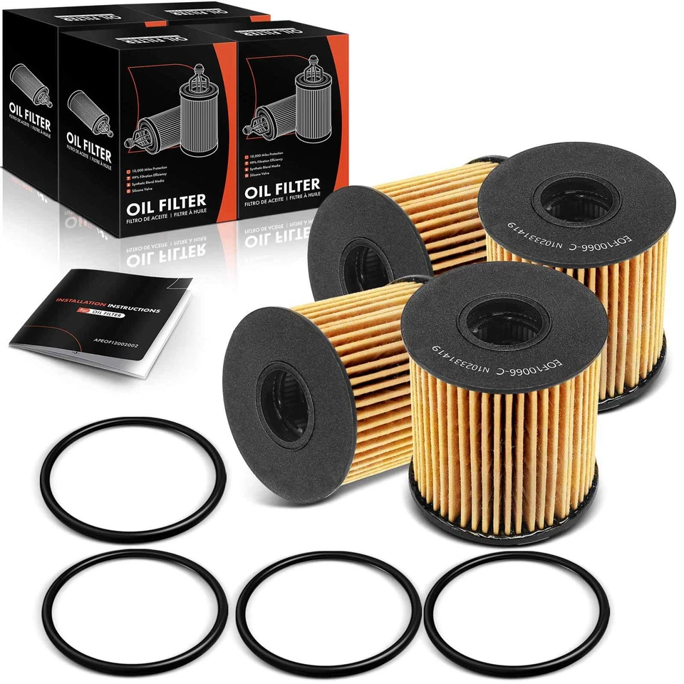 4x Filtro de aceite de motor para Metropolitan Serie B Mini Cooper Paceman Cooper 10K Foto 1 de 4