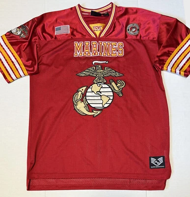 RAPID DOMINANCE - US Marines - USMC - Men's Mesh Football Jersey - Size X-Large - Image 1 of 4