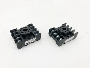 Lot of 2 New Custom Connector 0T08-PC Relay Sockets 600V 10A 8-Pin 2 Pole - Picture 1 of 4