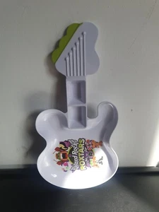 Plato de inmersión Hard Rock Hotel Café Roxtars en forma de guitarra cena comida aperitivo - Imagen 1 de 4