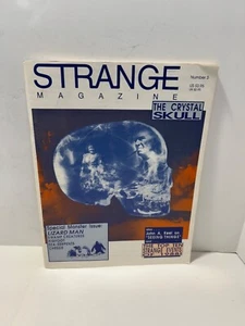 Strange Magazine Number 3 - 1988 The Crystal Skull Lizard Man Paranormal Stories - Imagen 1 de 17