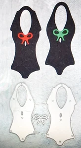 Bathing Swim Suit Swimming Pool Beach 2 Designs Standard Metal Dies 1" x 2 1/8" - Picture 1 of 1