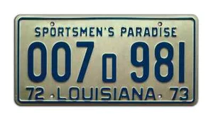 JAWS 50th ANNIVERSARY | Shark Autopsy Scene Metal Stamped Prop License Plate - Picture 1 of 3
