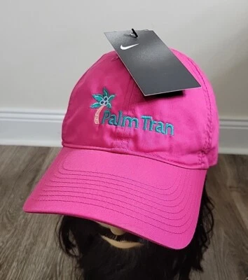 NEW - Nike Adult Unisex Palm Tran Baseball Cap Hat Pink Uniform Heritage 86 - Image 1 of 4