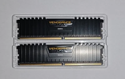 Corsair Vengeance LPX 2x8GB DDR4 DRAM 3200Mhz Memory Kit (CM4X8GD3200C16K2E) - Image 1 of 2