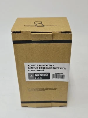 Konica Bizhub C3300i C3320i C3350i C4000i C4050i Black Non OEM toner TNP79/80/81 - Image 1 of 4