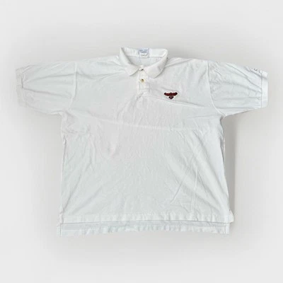 Camisa polo masculina vintage Champion Atlanta Hawks GG estilo basquete golfe NBA - Imagem 1 de 4