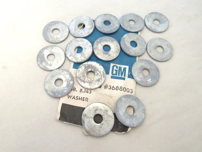 NOS 1955-74 Chevy Pontiac Olds SS 442 GTO 1 1/4 Multi-use Flat Washer GM 3688003 - Image 1 of 4