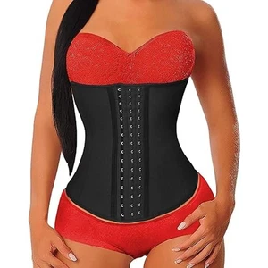 YIANNA Entrenador de Cintura para Mujeres Control de Abdomen Látex Bajo el Busto Cintura Ajustador Corse - Imagen 1 de 5