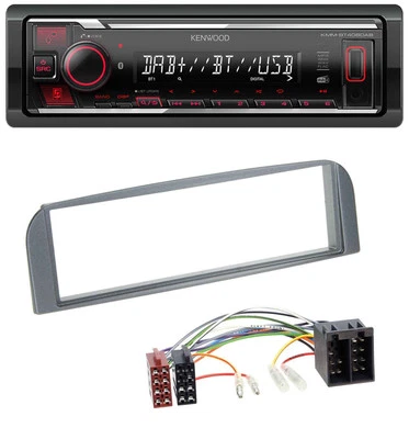 Kenwood MP3 Bluetooth USB DAB Autoradio für Alfa Romeo 147, GT - anthrazit - Bild 1 von 4