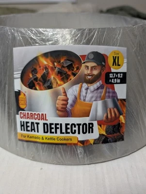 Deflector de calor de carbón XL / Inserto de anillo - para parrillas estilo Kamado / hervidor de agua Nuevo Foto 1 de 4
