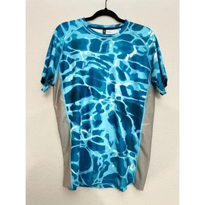 Camiseta 1st Phorm Para Hombres Azul Agua Camuflaje Gráfico Manga Corta Cuello Redondo Talla M - Imagen 1 de 5