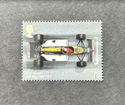 2007 Grand Prix Racing Cars 1986 Williams Driven By Nigel Mansell MNH Stamp - Image 1 of 2