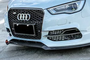 For Audi S3 MX Style Carbon Fiber Front Bumper Lip Splitter BodyKits Diffusers - Picture 1 of 7