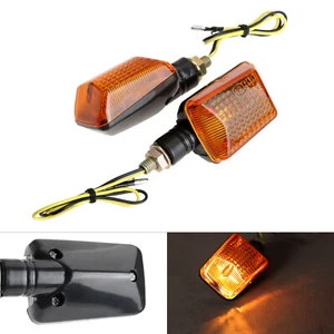 Universal Motorcycle 8mm Amber Bulb Turn Signal Indicator Light 12V for Yamaha - Foto 1 di 6