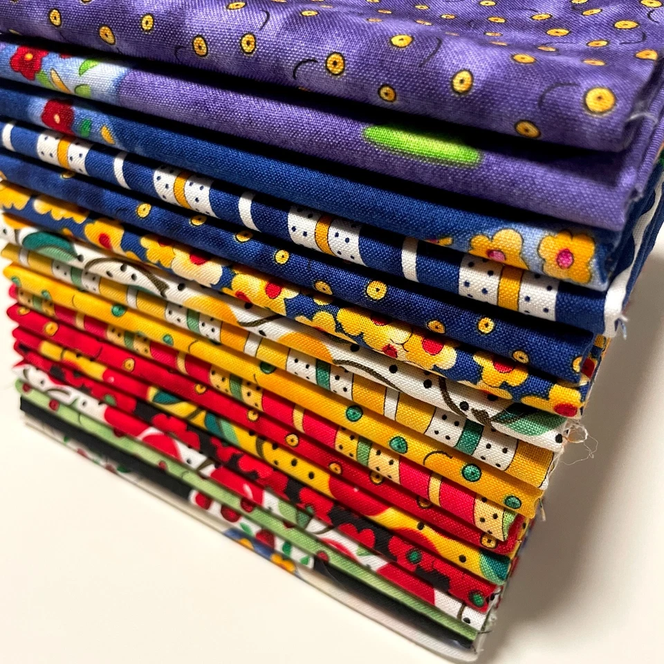 De colección 1999 Mary Lou in Lattèland In The Beginning Telas Algodón 17-FAT QUARTERS Foto 1 de 4