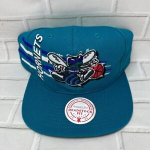 Charlotte Hornets NBA Mitchell & Ness Hat Snapback Cap Blue New Men