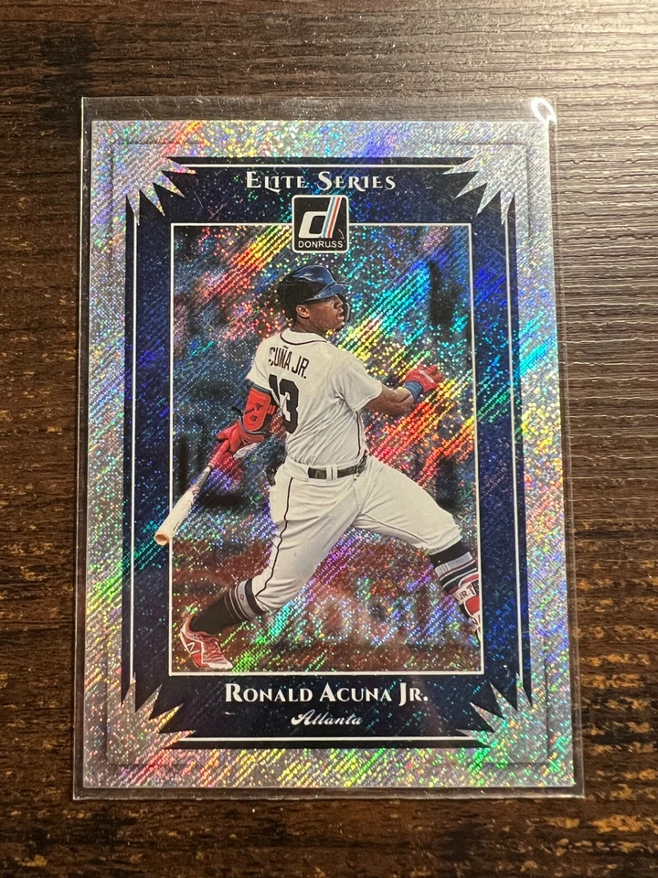 A114,414 -  2019 Donruss Elite Series Diamond #ES1 Ronald Acuna Jr. - Image 1 of 1