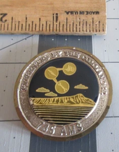 USAF 735 AMS Air Force, Commanders Challenge Coin, Diamondhead HI - Bild 1 von 2